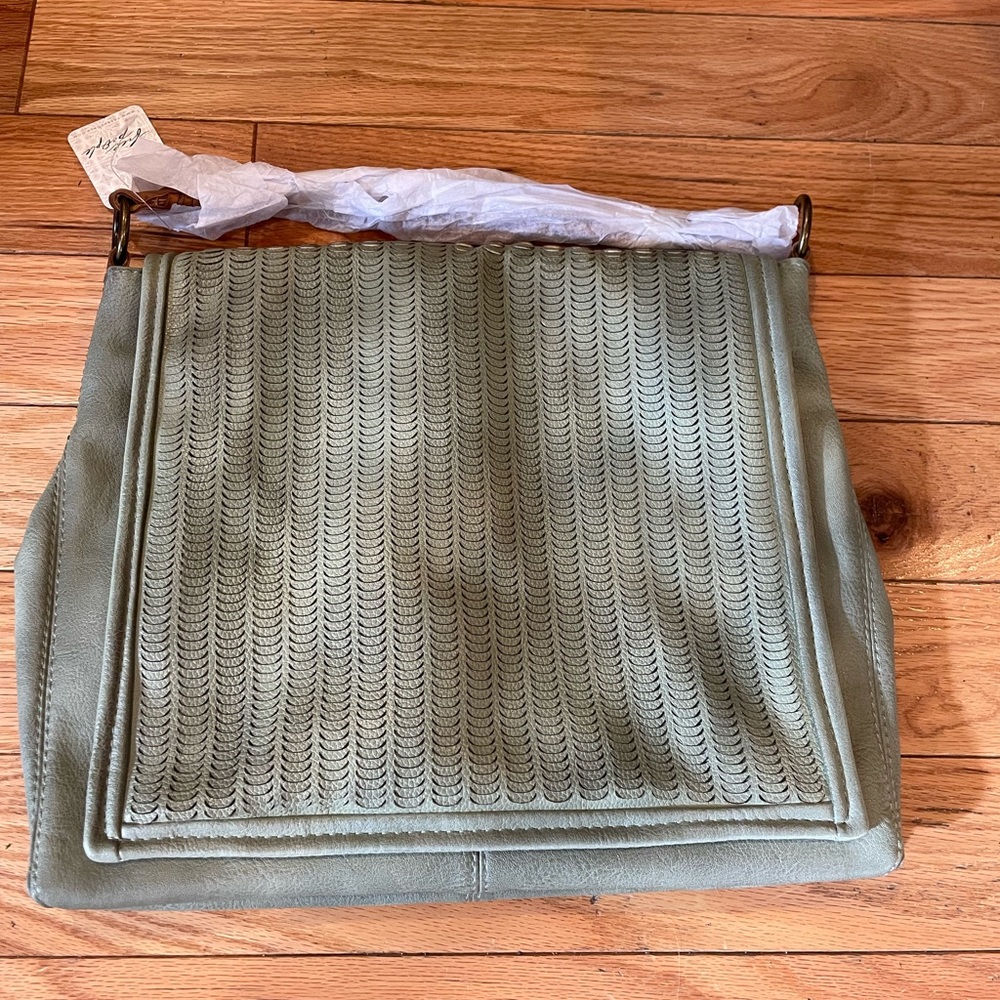 NWT Free People Golden Valley messenger bag